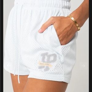 INAKA WOMEN'S ANNIVERSARY PATCH SHORTS WHITE